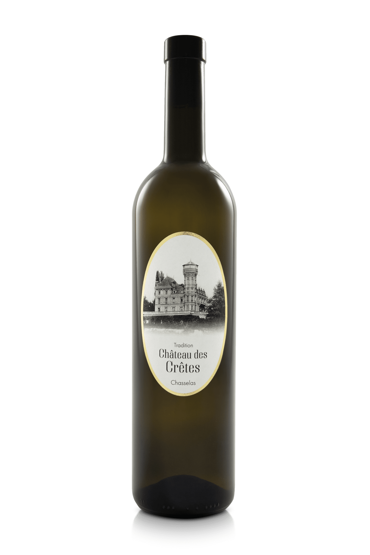Château des Crêtes <span style="color:#c19328;font-style:italic;font-size:65%;"><br/>Chasselas</span>