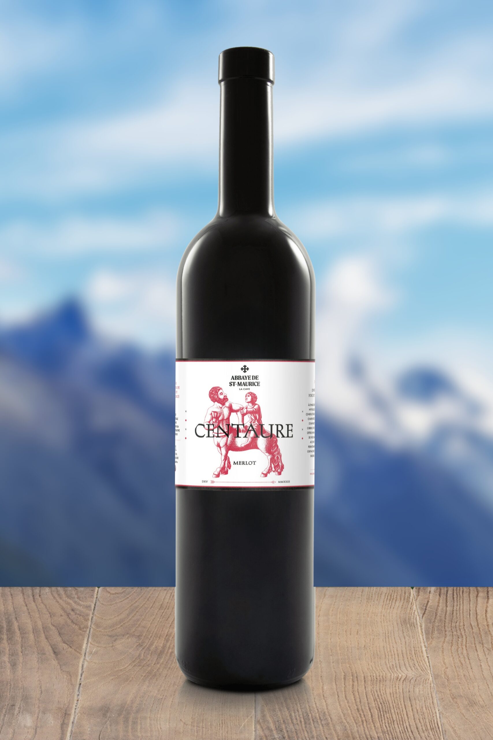 Centaure - Abbaye de St-Maurice <div style="color:#c19328;font-style:italic;font-size:65%;">Merlot</div>