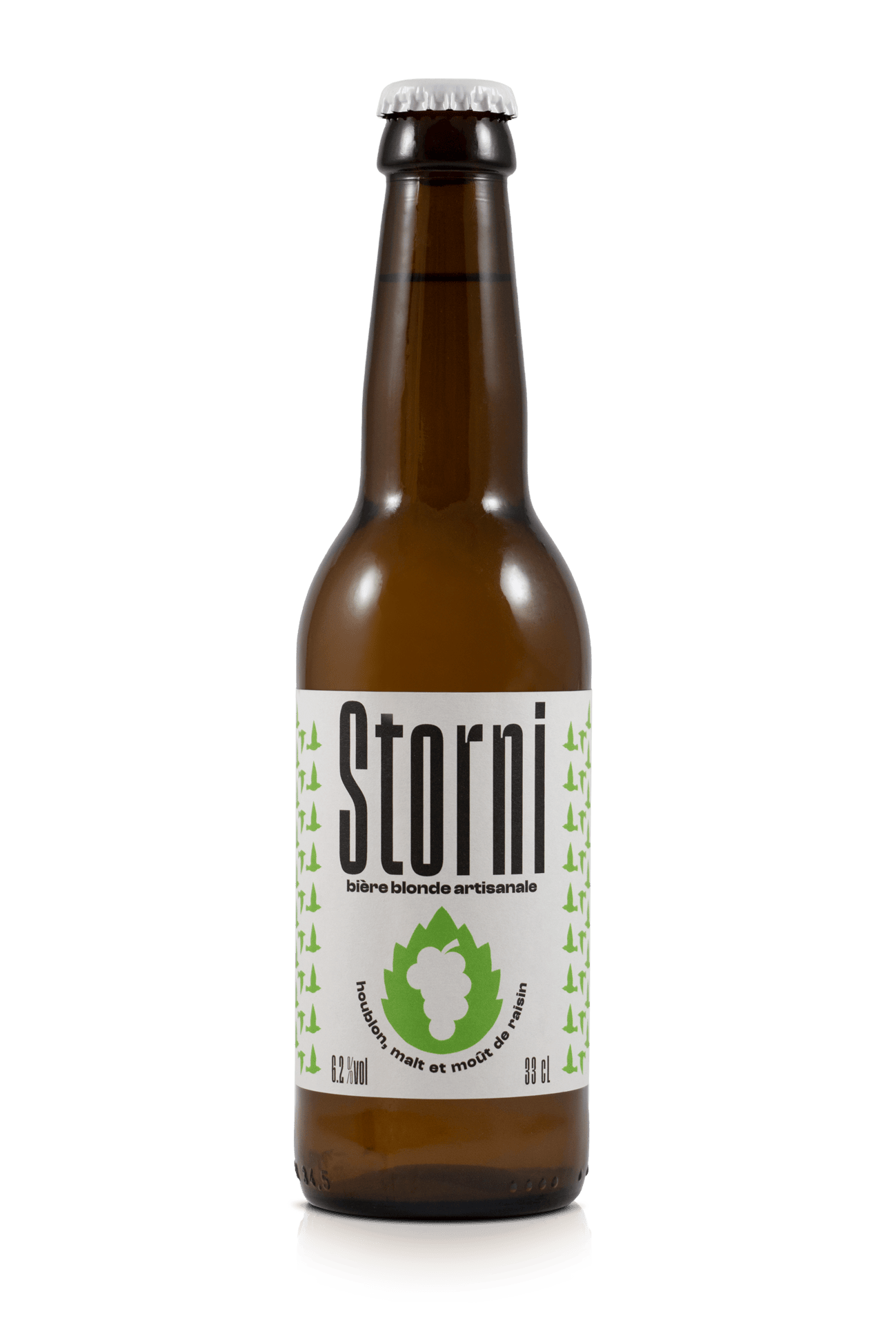 Storni <br/><span style="color:#c19328;font-style:italic;font-size:65%;">Bière artisanale IGA</span>