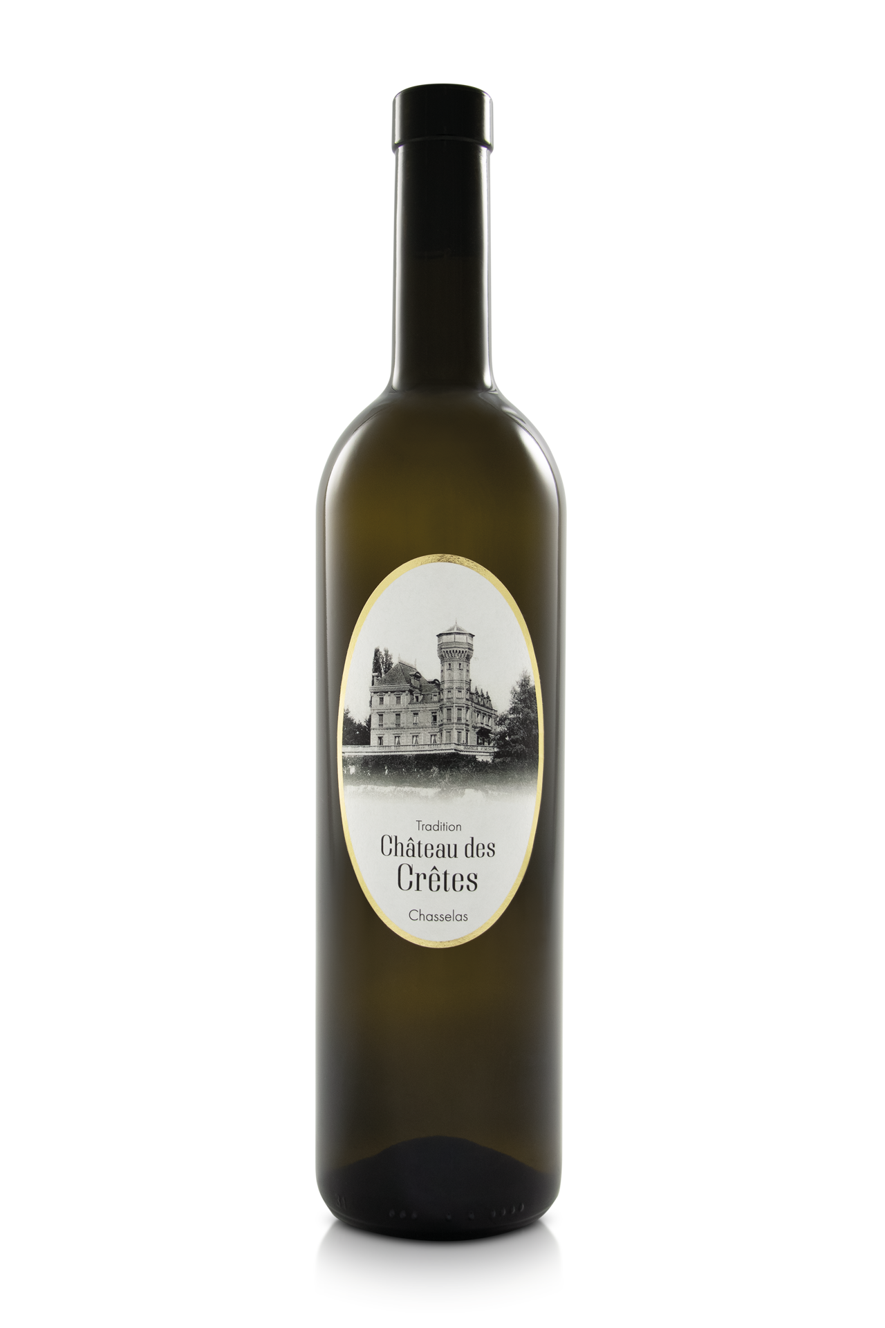 Château des Crêtes <span style="color:#c19328;font-style:italic;font-size:65%;"><br/>Chasselas</span>