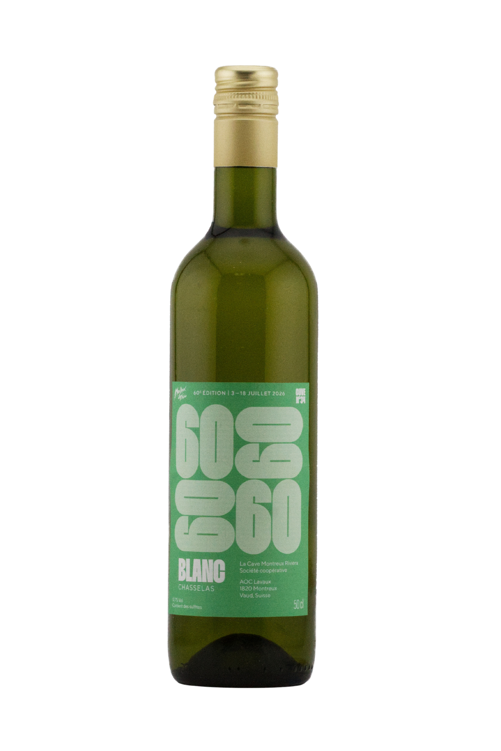 Montreux Jazz Festival <span style="color:#c19328;font-style:italic;font-size:65%;"><br/>Chasselas</span>